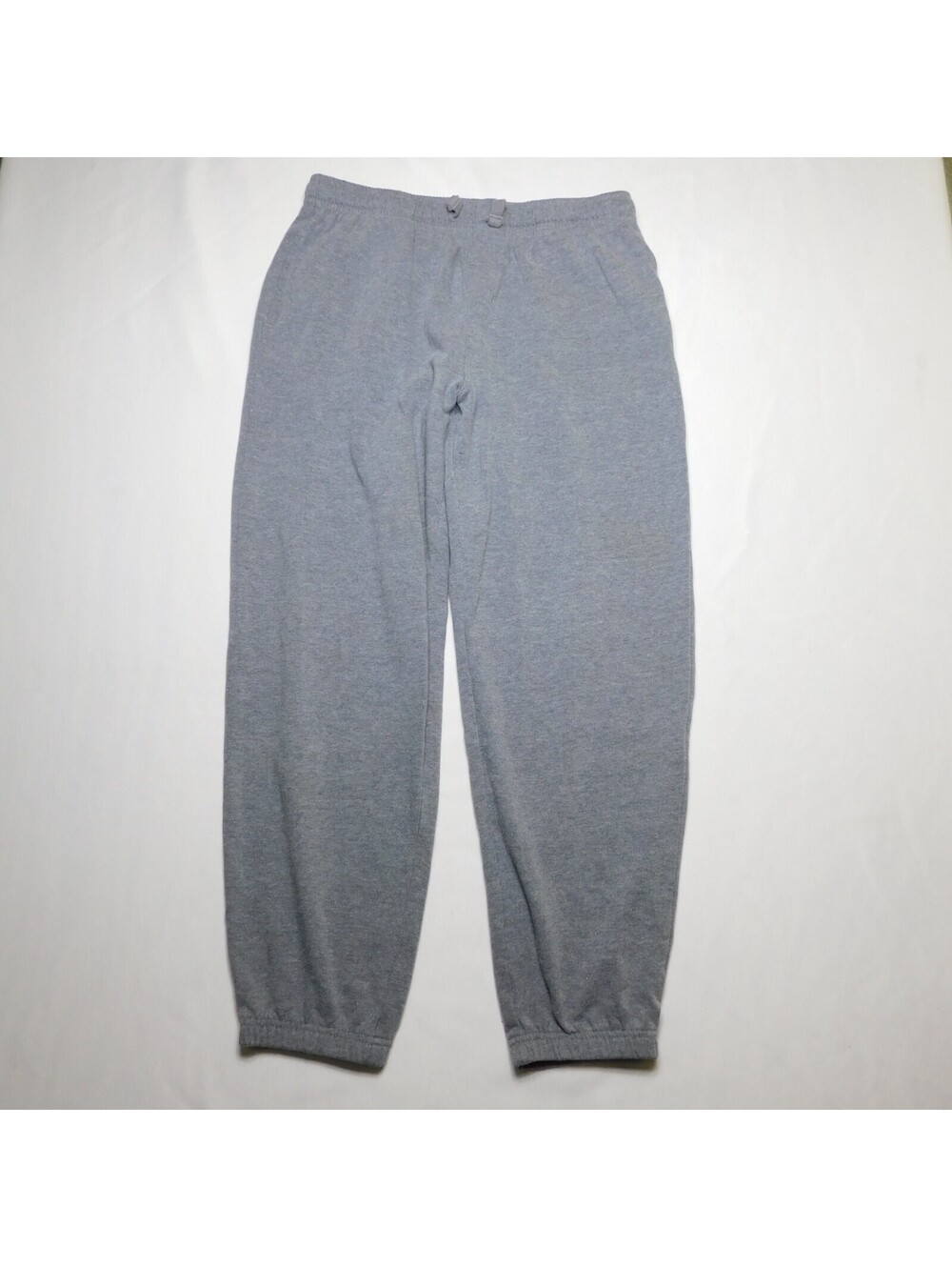Athletic Works Boys XXL 18 Sweatpants Gray Fleece Joggers Elastic Waist Pockets